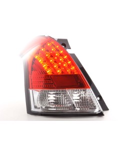 Fanali posteriori a LED set Suzuki Swift tipo MZ 05- trasparente / rosso