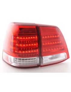 Fanali posteriori a LED set Toyota Land Cruiser tipo FJ200 07-08 cromato 2