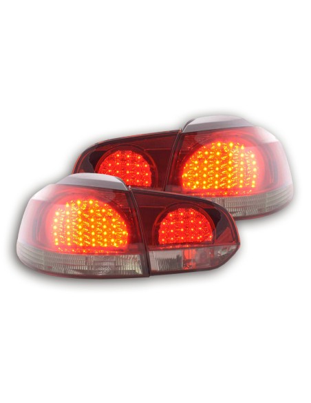 Fanali posteriori a LED set VW Golf 6 tipo 1K 08- nero / rosso