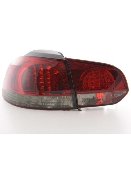 Fanali posteriori a LED set VW Golf 6 tipo 1K 08- nero / rosso