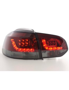 Fanali posteriori a LED set VW Golf 6 tipo 1K 2008-2012 rosso / nero 2