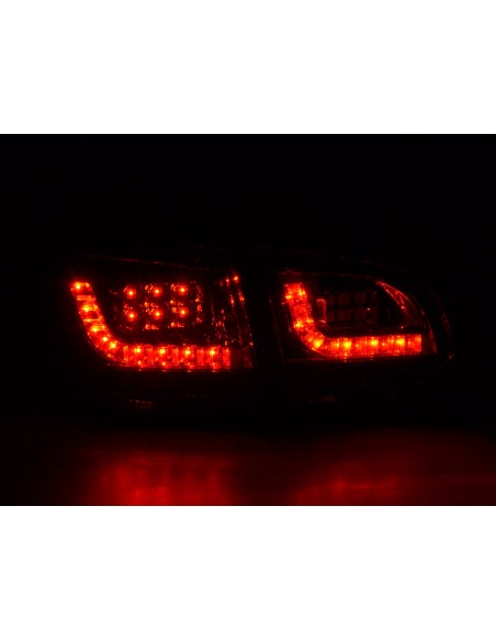 Fanali posteriori a LED set VW Golf 6 tipo 1K 2008-2012 rosso / nero