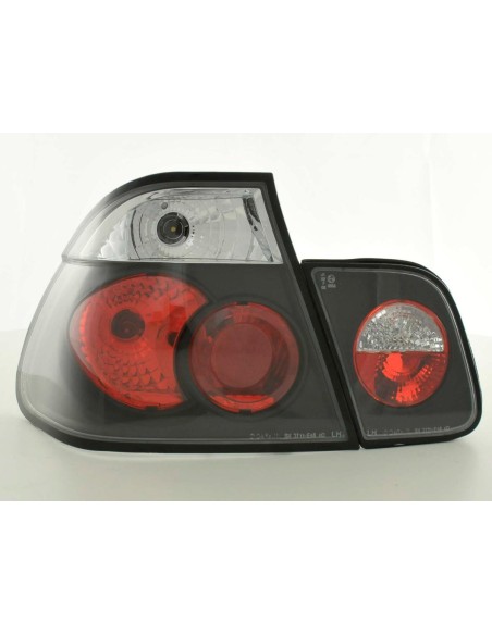 Set fanali posteriori BMW Serie 3 Limo tipo E46 98-01 nero