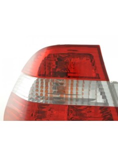 Fanali posteriori BMW Serie 3 Limo tipo E46 98-01 bianco / rosso 2