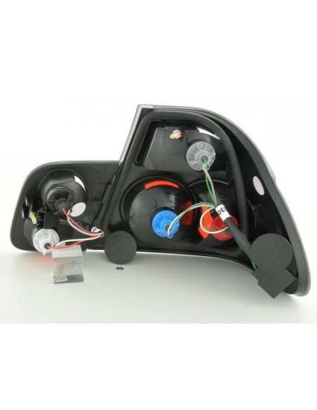Set di luci posteriori per portellone BMW 3er Limo tipo E46 98-01 cromato