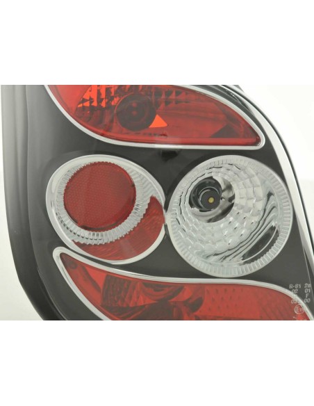 Set luci posteriori Ford Fiesta 3 porte. Tipo MK3 92-95 nero