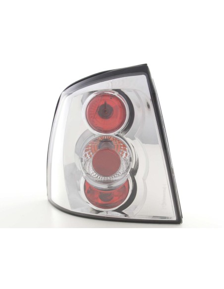 Set di fanali posteriori Opel Astra G 98-03 cromato