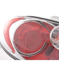 Fanali posteriori set Peugeot 206 98 - cromato 2