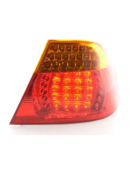 Parti di usura fanale posteriore destro BMW Serie 3 Coupé tipo E46 03-06, giallo / rosso