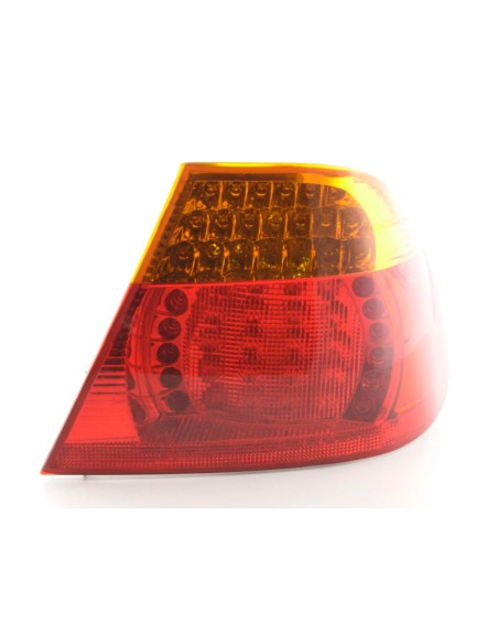 Parti di usura fanale posteriore destro BMW Serie 3 Coupé tipo E46 03-06, giallo / rosso