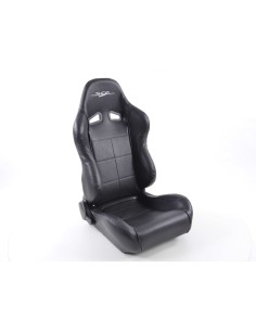 FK sedili sportivi sedili semiguscio per auto Set SCE-Sportive 2 in pelle sintetica nera 2