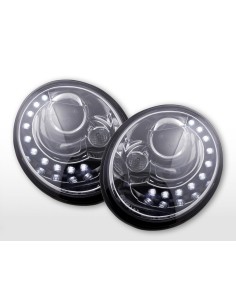 Faro Daylight LED DRL look VW New Beetle del 2006 cromato