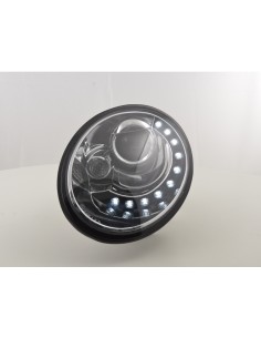 Faro Daylight LED DRL look VW New Beetle del 2006 cromato 2
