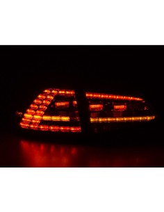 Fanali posteriori a LED set VW Golf 7 del 2012 rosso / fumo 2