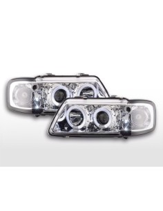 Set di fari Audi A3 tipo 8L 96-00 cromato
