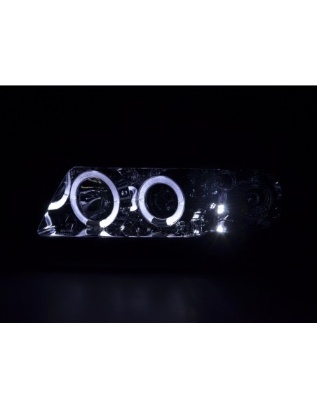 Set di fari Audi A3 tipo 8L 96-00 cromato