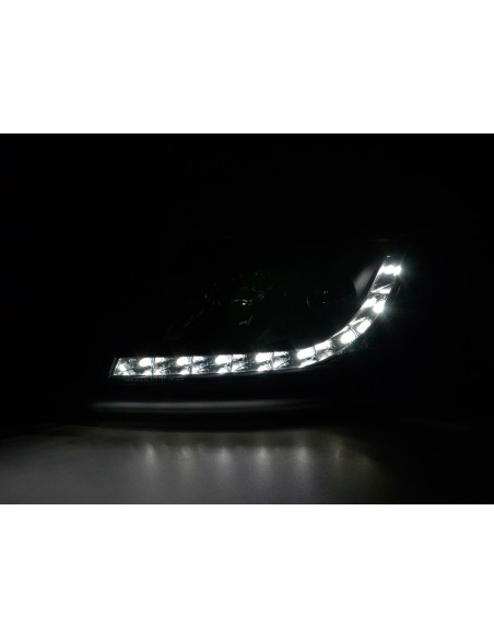 Faro diurno Luci di marcia diurna a LED Audi A3 tipo 8P 03-08 nero