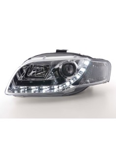 Faro Daylight Luci di marcia diurna a LED Audi A4 tipo 8E 04-08 cromato 2