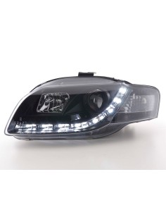 Faro diurno Luci di marcia diurna a LED Audi A4 tipo 8E 04-08 nero 2