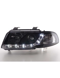 Faro Daylight LED DRL look Audi A4 tipo B5 95-99 nero 2