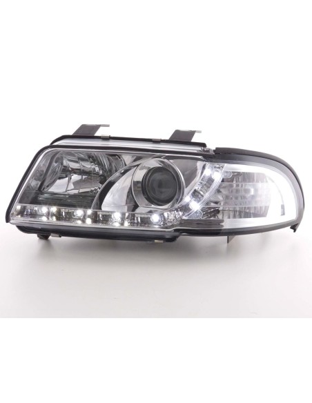 Faro Daylight LED DRL look Audi A4 tipo B5 99-01 cromato