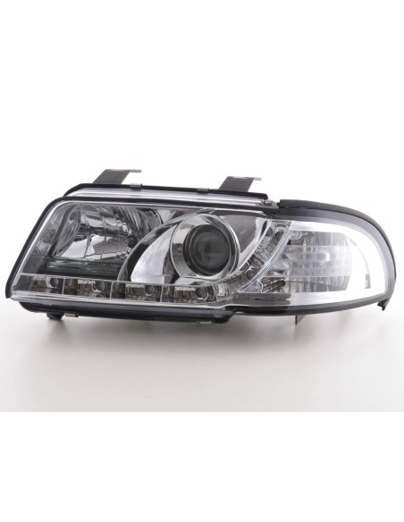 Faro Daylight LED DRL look Audi A4 tipo B5 99-01 cromato