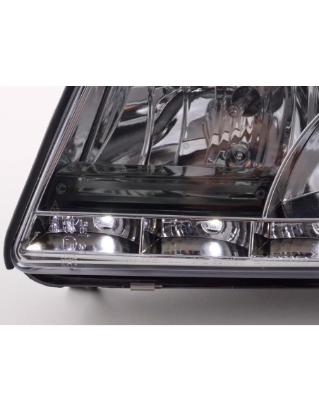 Faro Daylight LED DRL look Audi A4 tipo B5 99-01 cromato