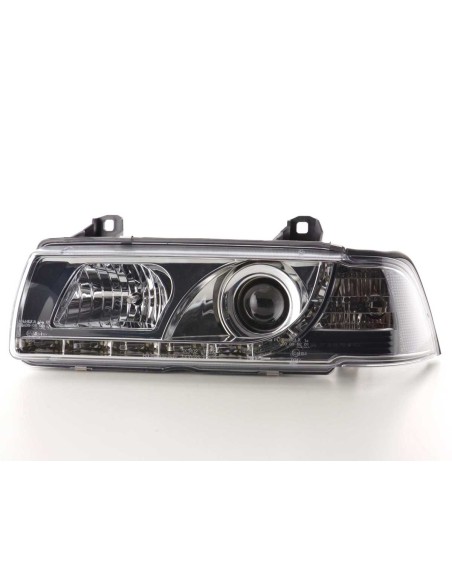 Faro Daylight LED DRL look BMW 3er Limo tipo E36 92-98 cromato