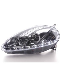 Faro Daylight LED DRL look Fiat Grande Punto tipo 199 05-08 cromato 2