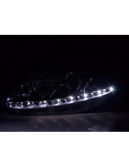 Faro Daylight LED DRL look Fiat Grande Punto tipo 199 08- cromato