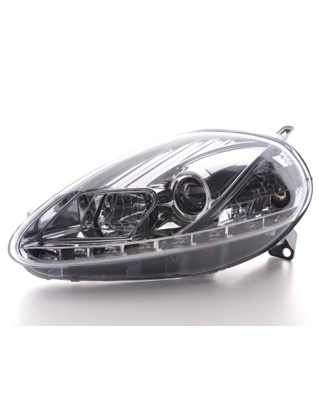 Faro Daylight LED DRL look Fiat Grande Punto tipo 199 08- cromato