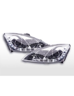 Daylight faro LED DRL look Ford Focus 3/4/5 porte. 01-04 cromato