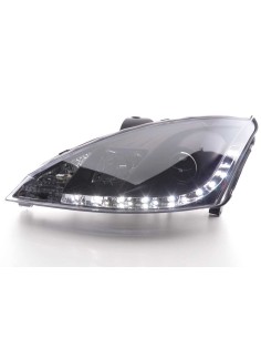 Daylight faro LED DRL look Ford Focus 3/4/5 porte. 01-04 nero 2