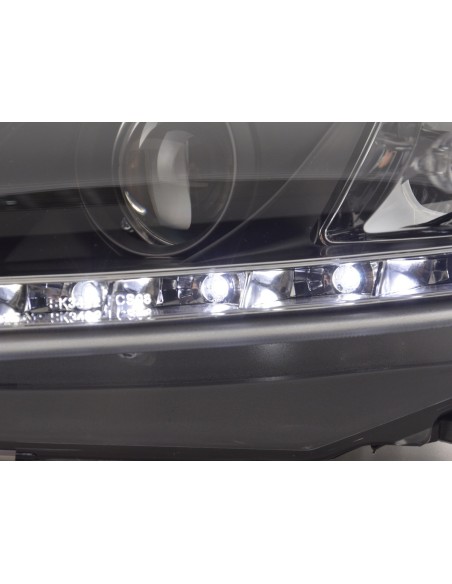 Daylight faro LED DRL look Ford Focus 3/5 porte. 08 Nero