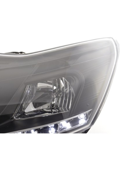 Daylight faro LED DRL look Ford Focus 3/5 porte. 08 Nero