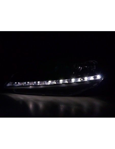 Daylight faro LED DRL look Ford Focus 3/5 porte. 08 Nero