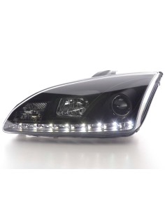 Daylight faro LED DRL look Ford Focus 4/5 porte. 05-08 nero 2