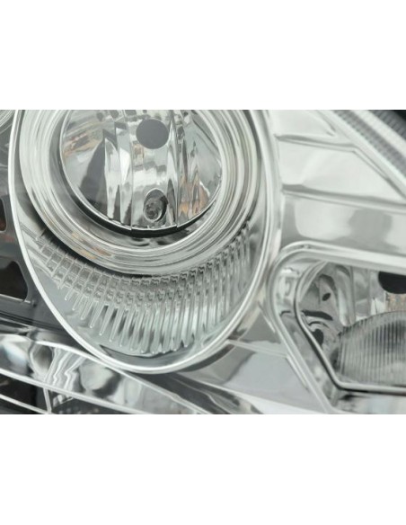 Faro Daylight LED DRL look Mercedes Classe S W220 02-05 cromato