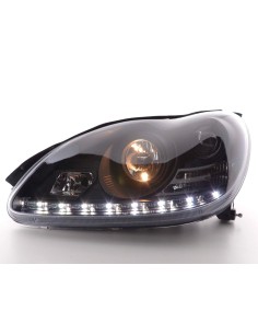 Daylight faro LED DRL look Mercedes Classe S W220 02-05 nero 2