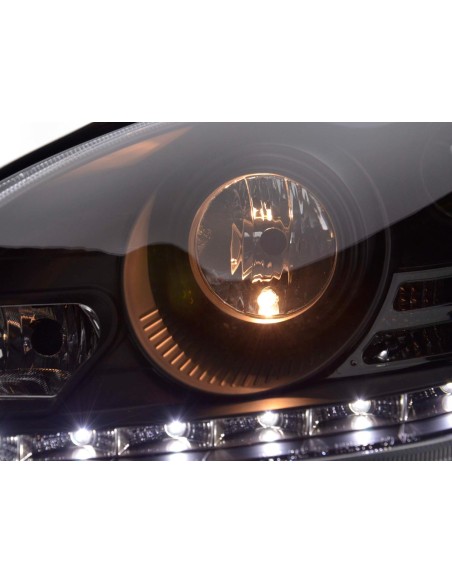 Daylight faro LED DRL look Mercedes Classe S W220 02-05 nero