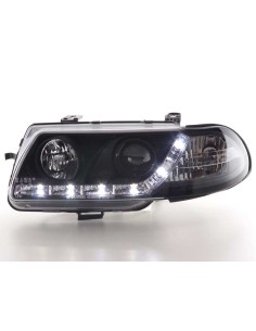 Daylight faro LED DRL look Opel Astra F 95-97 nero 2