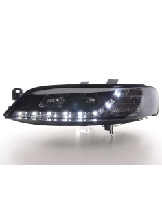 Daylight faro LED DRL look Opel Vectra B 96-99 nero 2