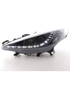 Faro Daylight LED DRL look Peugeot 207 06- nero 2