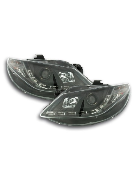 Faro Daylight LED DRL look Seat Ibiza tipo 6J 08- nero