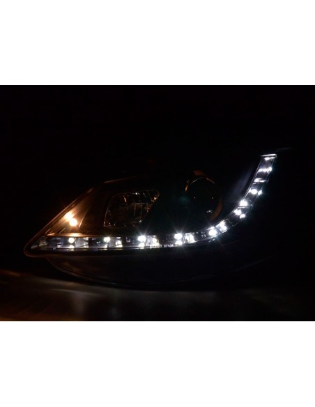 Faro Daylight LED DRL look Seat Ibiza tipo 6J 08- nero