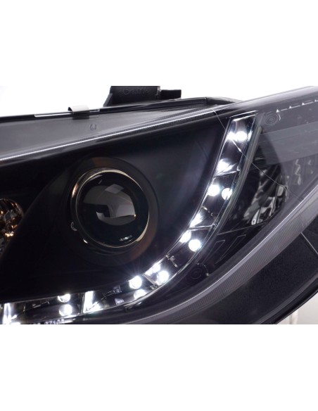 Faro Daylight LED DRL look Seat Ibiza tipo 6J 08- nero