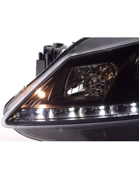 Faro Daylight LED DRL look Seat Ibiza tipo 6J 08- nero
