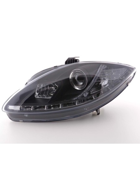 Faro Daylight LED DRL look Seat Leon tipo 1P / Altea / Toledo tipo 5P nero