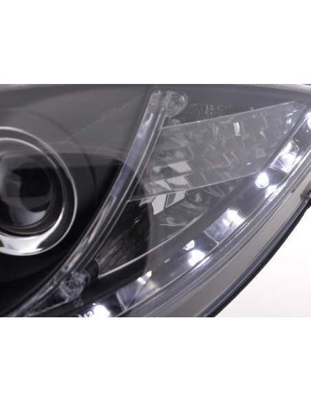 Faro Daylight LED DRL look Seat Leon tipo 1P / Altea / Toledo tipo 5P nero
