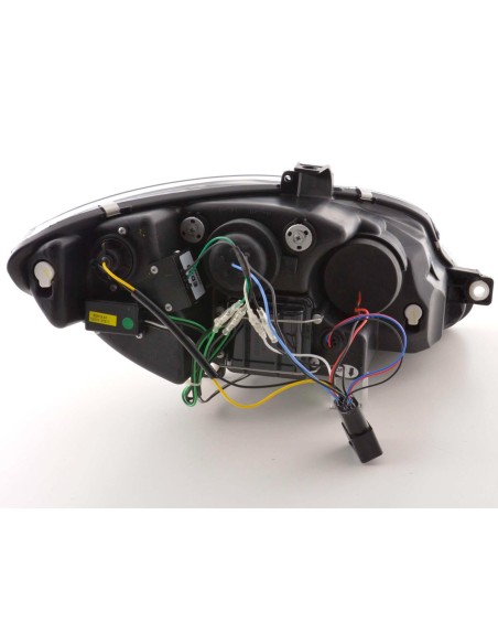 Faro Daylight LED DRL look Seat Leon tipo 1P / Altea / Toledo tipo 5P nero